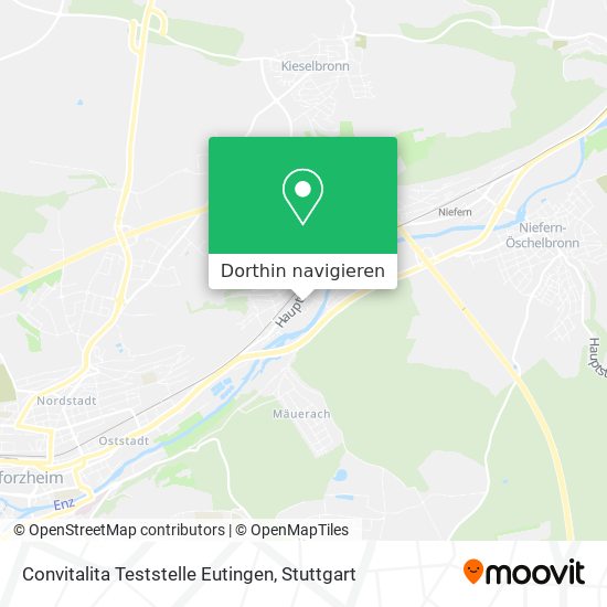 Convitalita Teststelle Eutingen Karte
