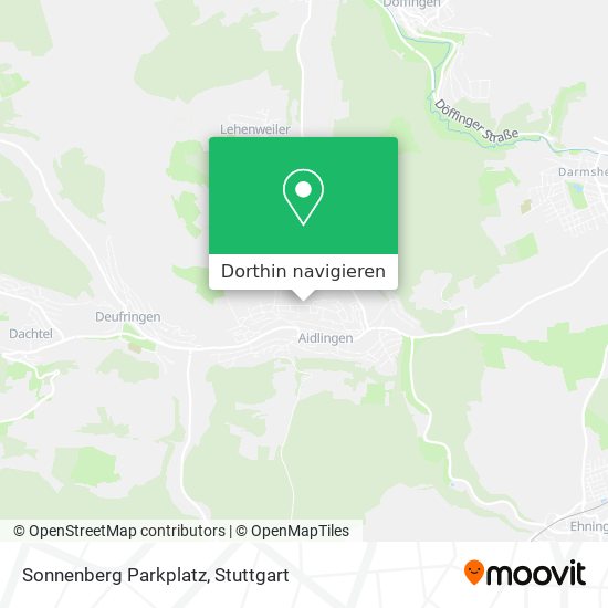 Sonnenberg Parkplatz Karte