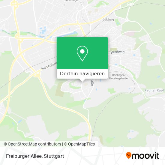 Freiburger Allee Karte