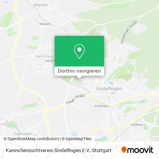 Kaninchenzuchtverein Sindelfingen E.V. Karte