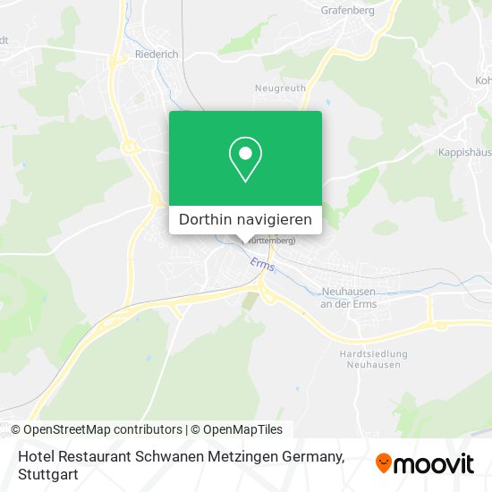 Hotel Restaurant Schwanen Metzingen Germany Karte