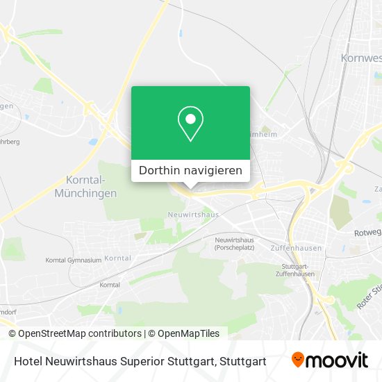 Hotel Neuwirtshaus Superior Stuttgart Karte