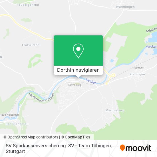 SV Sparkassenversicherung: SV - Team Tübingen Karte