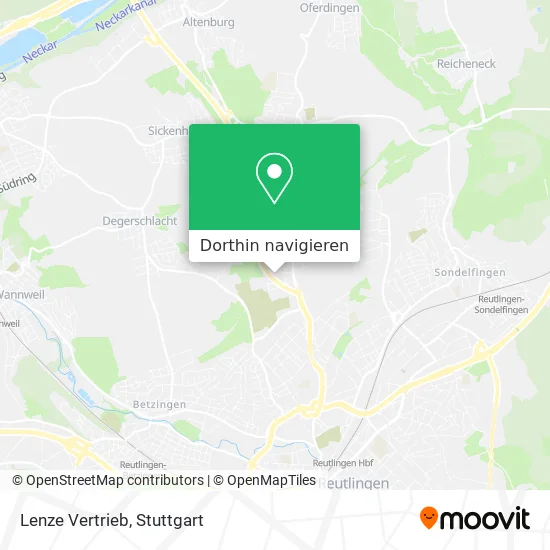 Lenze Vertrieb Karte