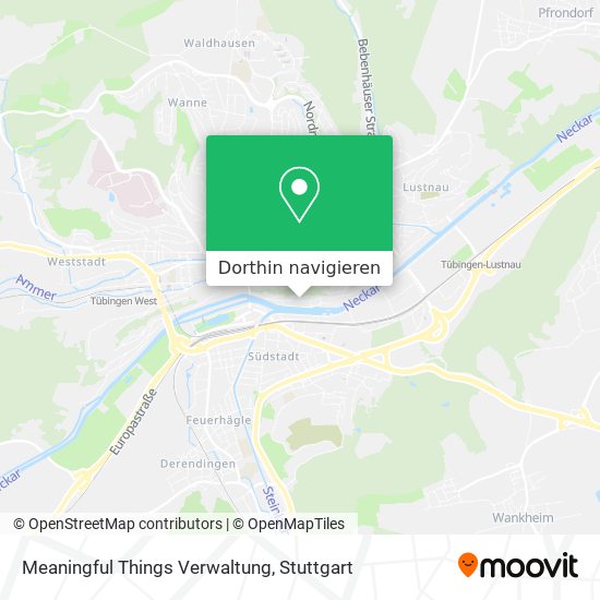 Meaningful Things Verwaltung Karte