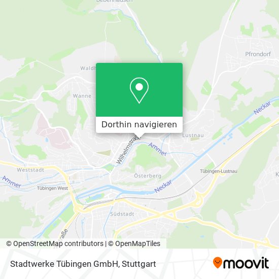 Stadtwerke Tübingen GmbH Karte