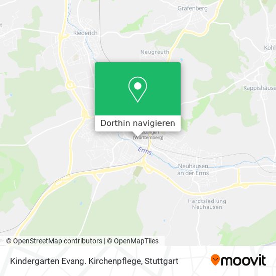 Kindergarten Evang. Kirchenpflege Karte