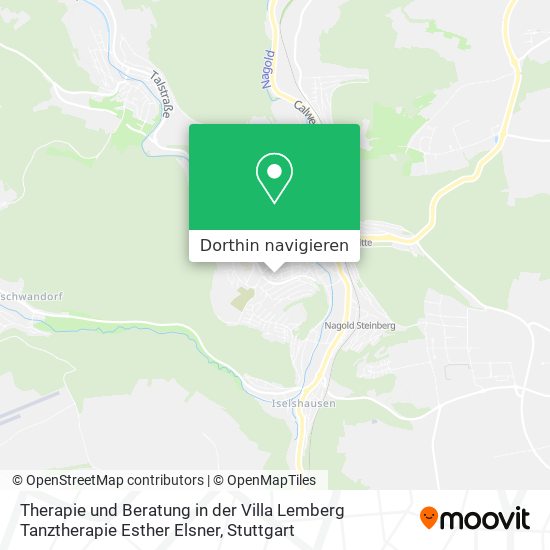 Therapie und Beratung in der Villa Lemberg Tanztherapie Esther Elsner Karte