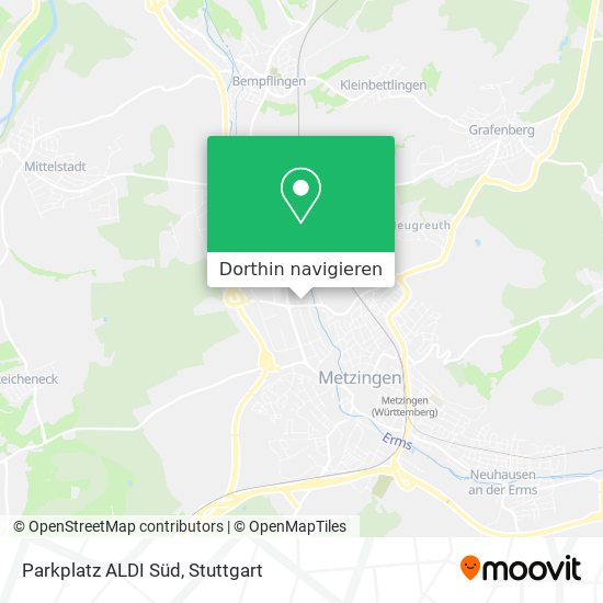 Parkplatz ALDI Süd Karte