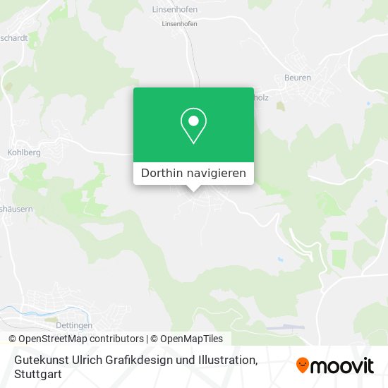 Gutekunst Ulrich Grafikdesign und Illustration Karte