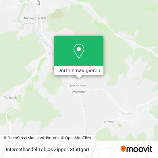 Internethandel Tobias Zipper Karte