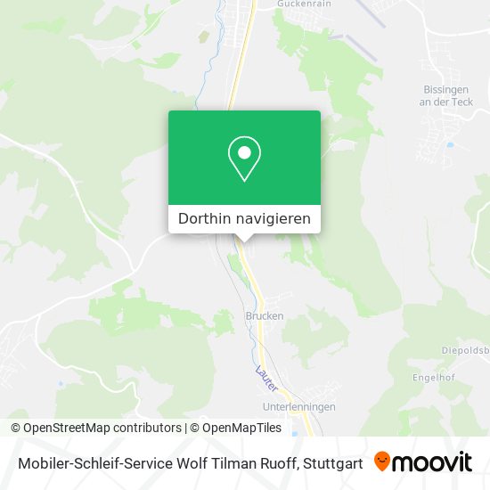 Mobiler-Schleif-Service Wolf Tilman Ruoff Karte