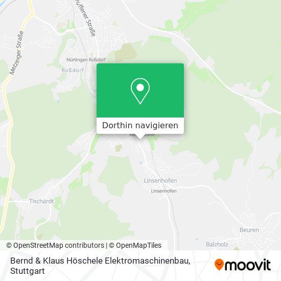 Bernd & Klaus Höschele Elektromaschinenbau Karte