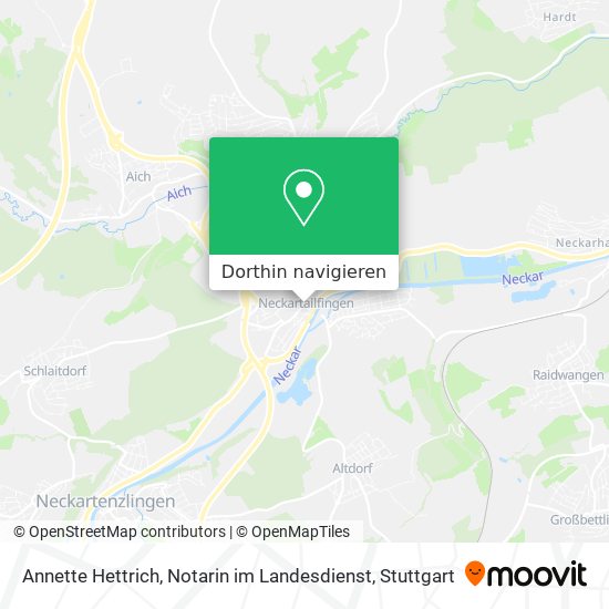 Annette Hettrich, Notarin im Landesdienst Karte