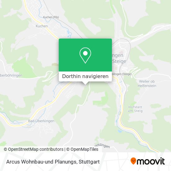 Arcus Wohnbau-und Planungs Karte