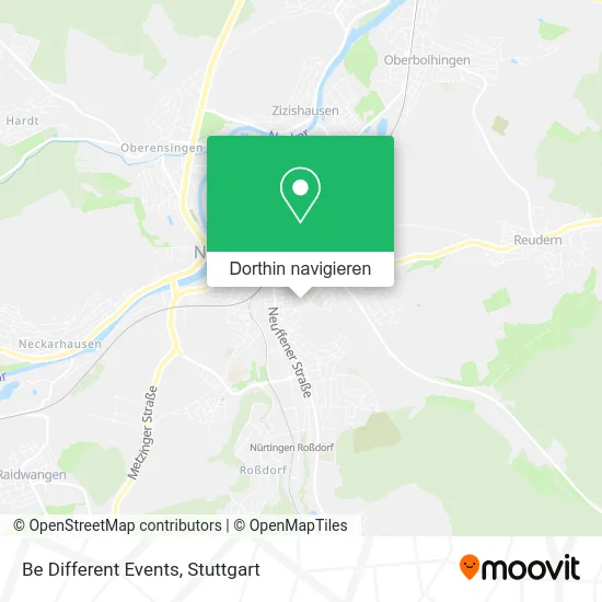 Be Different Events Karte