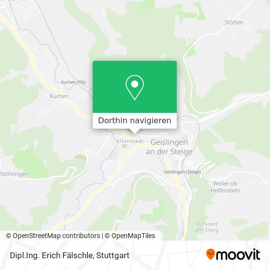 Dipl.Ing. Erich Fälschle Karte