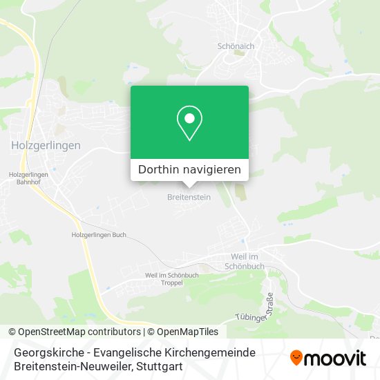 Georgskirche - Evangelische Kirchengemeinde Breitenstein-Neuweiler Karte