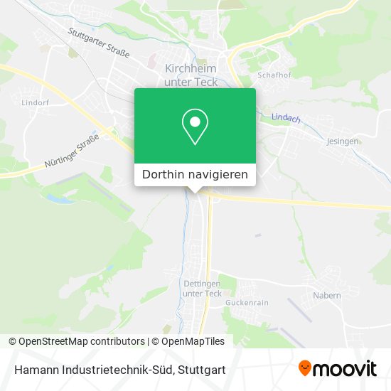 Hamann Industrietechnik-Süd Karte