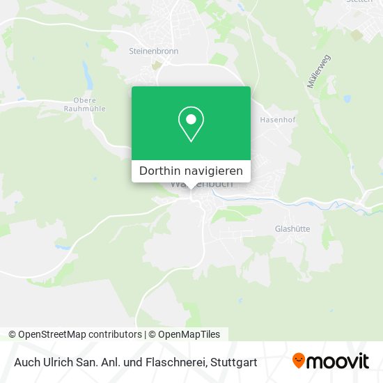 Auch Ulrich San. Anl. und Flaschnerei Karte