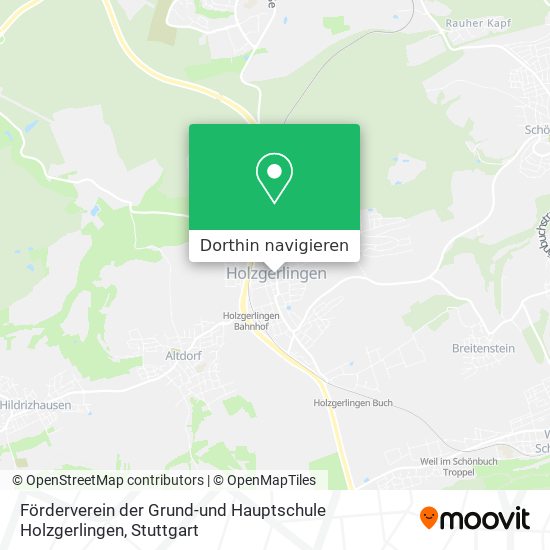 Förderverein der Grund-und Hauptschule Holzgerlingen Karte