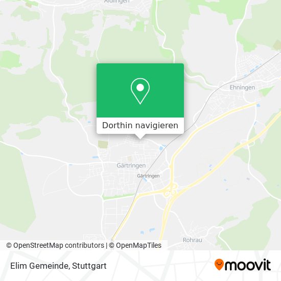 Elim Gemeinde Karte