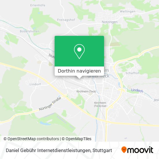 Daniel Gebühr Internetdienstleistungen Karte
