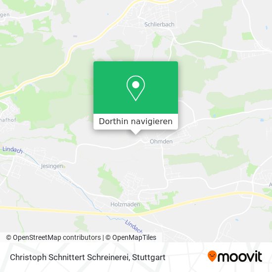 Christoph Schnittert Schreinerei Karte