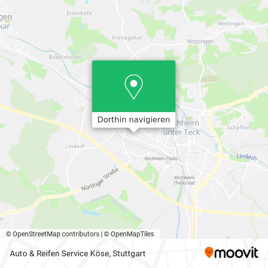 Auto & Reifen Service Köse Karte