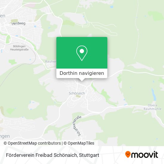 Förderverein Freibad Schönaich Karte