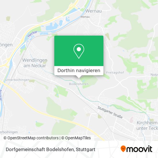 Dorfgemeinschaft Bodelshofen Karte