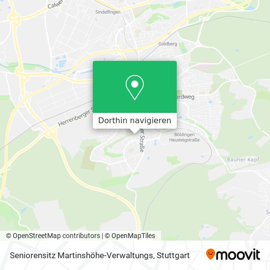 Seniorensitz Martinshöhe-Verwaltungs Karte