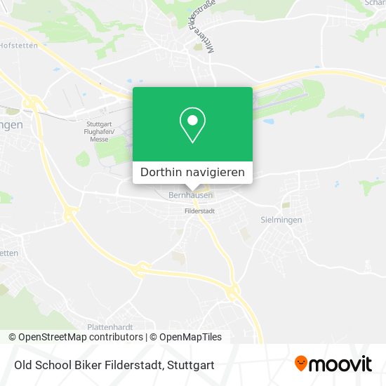Old School Biker Filderstadt Karte