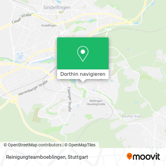 Reinigungteamboeblingen Karte