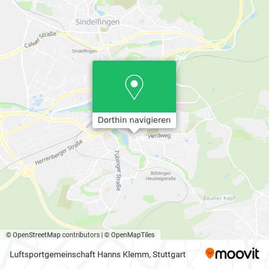 Luftsportgemeinschaft Hanns Klemm Karte
