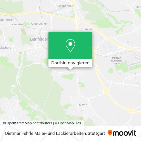 Dietmar Fehrle Maler- und Lackierarbeiten Karte