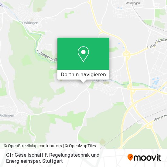Gfr Gesellschaft F. Regelungstechnik und Energieeinspar Karte