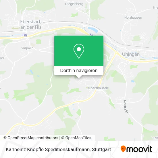 Karlheinz Knöpfle Speditionskaufmann Karte