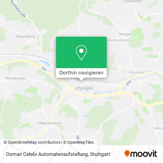 Osman Celebi Automatenaufstellung Karte