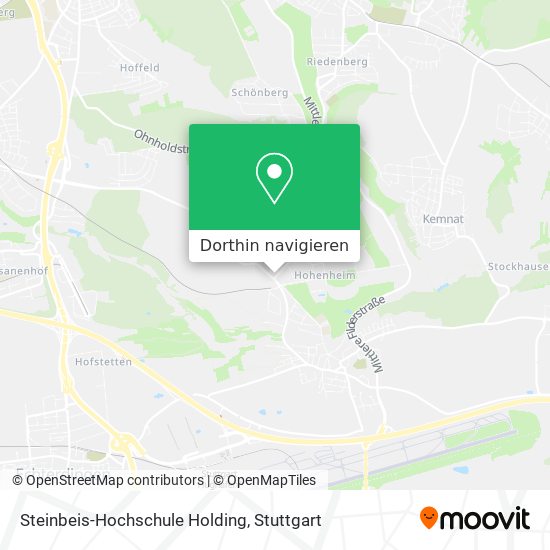 Steinbeis-Hochschule Holding Karte