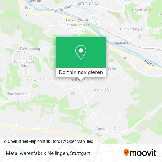 Metallwarenfabrik Nellingen Karte
