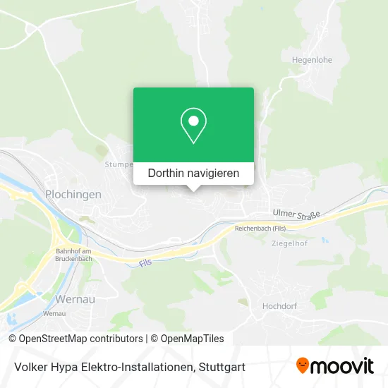 Volker Hypa Elektro-Installationen Karte