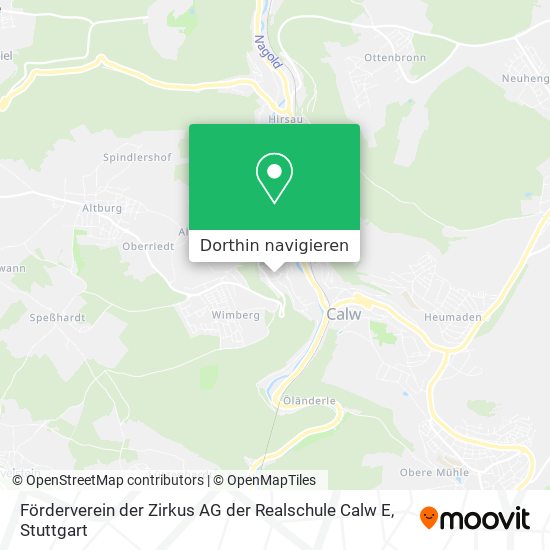Förderverein der Zirkus AG der Realschule Calw E Karte