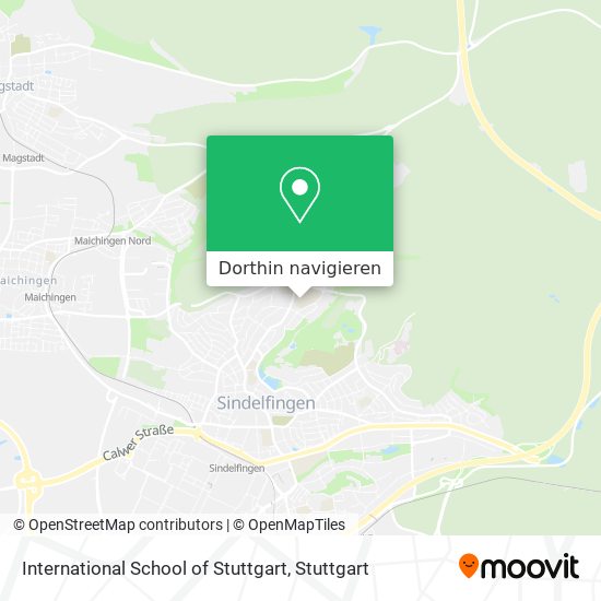 International School of Stuttgart Karte