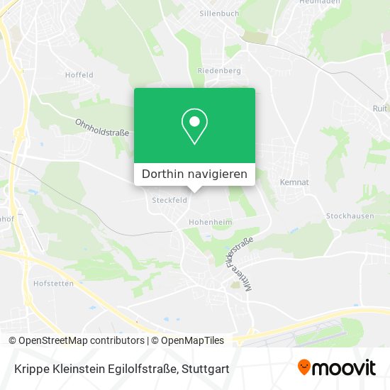 Krippe Kleinstein Egilolfstraße Karte