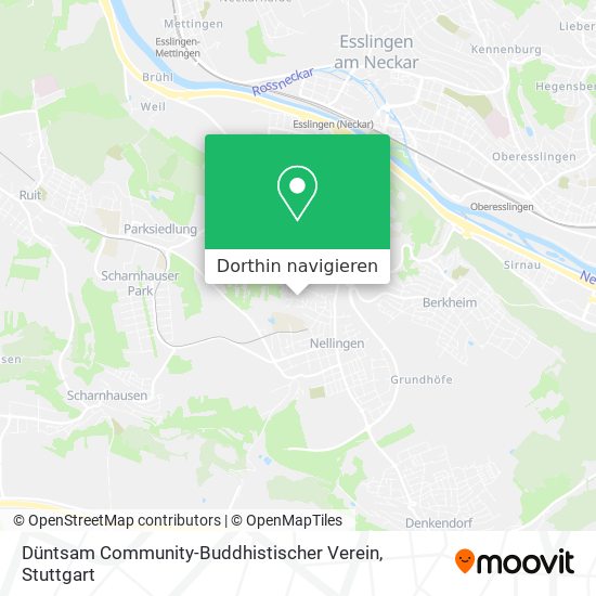 Düntsam Community-Buddhistischer Verein Karte