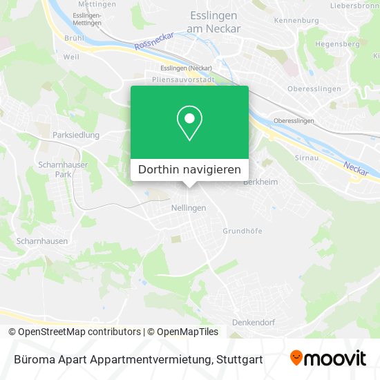 Büroma Apart Appartmentvermietung Karte