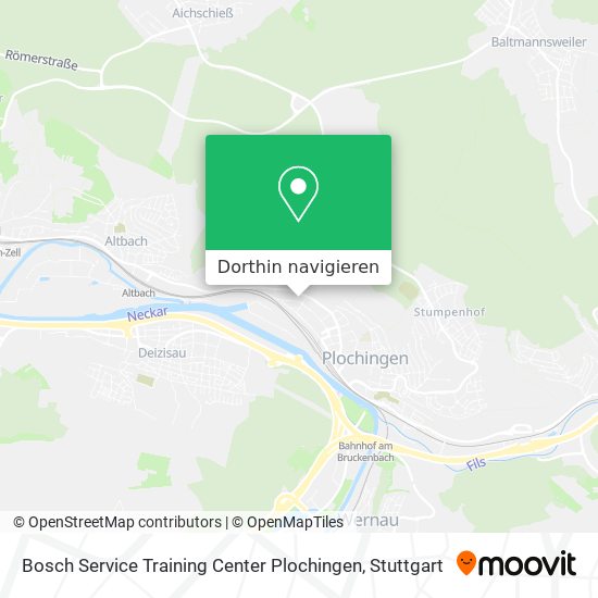 Bosch Service Training Center Plochingen Karte