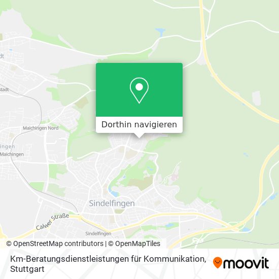 Km-Beratungsdienstleistungen für Kommunikation Karte