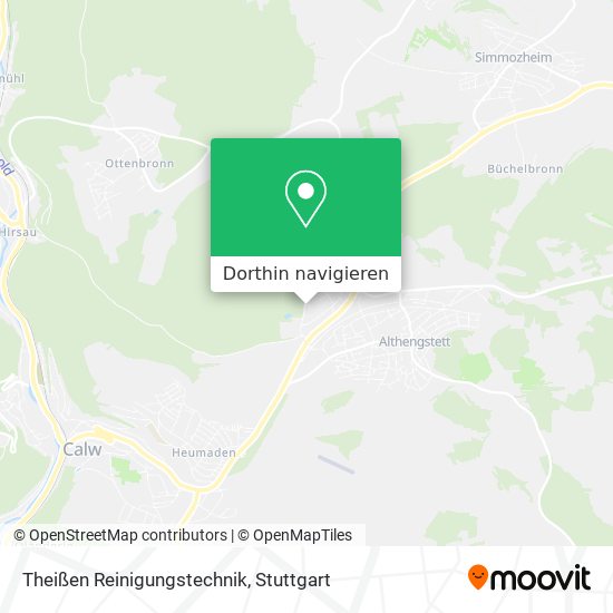 Theißen Reinigungstechnik Karte